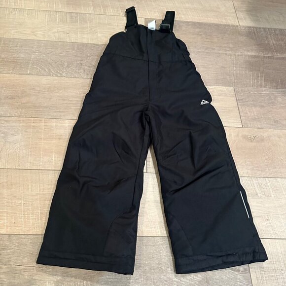 GERRY KIDS BLACK SNOW BIB OVERALLS SIZE 5 YOUTH - Picture 2 of 7